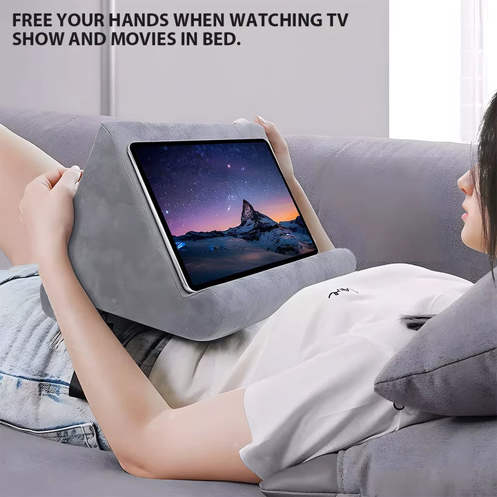 Sponge Pillow Tablet Holder for Ipad Samsung Huawei Tablet Holder Mobile Phone Support Pillow Multi-Angle Reading Stand