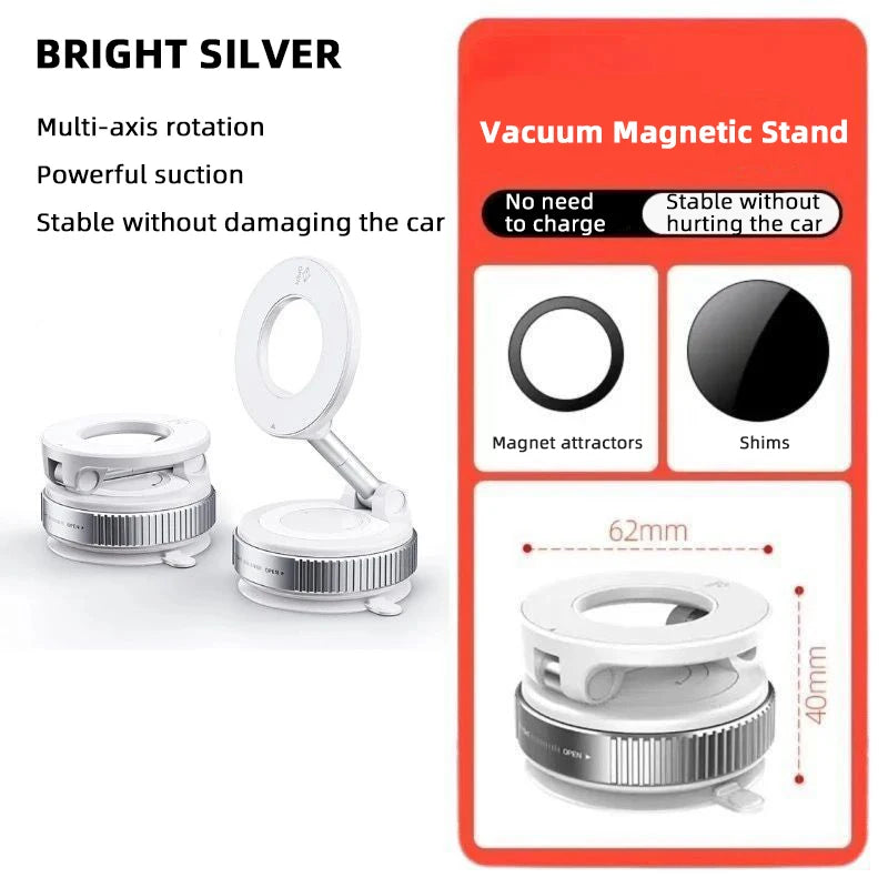 K007 Magnetic Phone Holder｜Three-Axis Rotation for Free Adjustment｜A Convenient Choice for Multiple Scenarios.