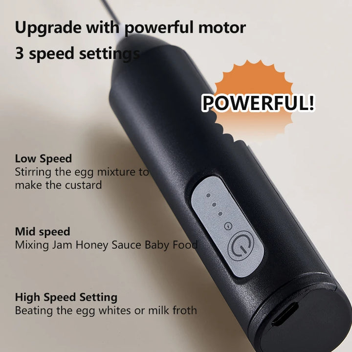 Wireless Milk Frs Electric Handheld Blender Electrical Mini Coffee Maker Whisk Mixer with USB for Coffee Cappuccino Cream