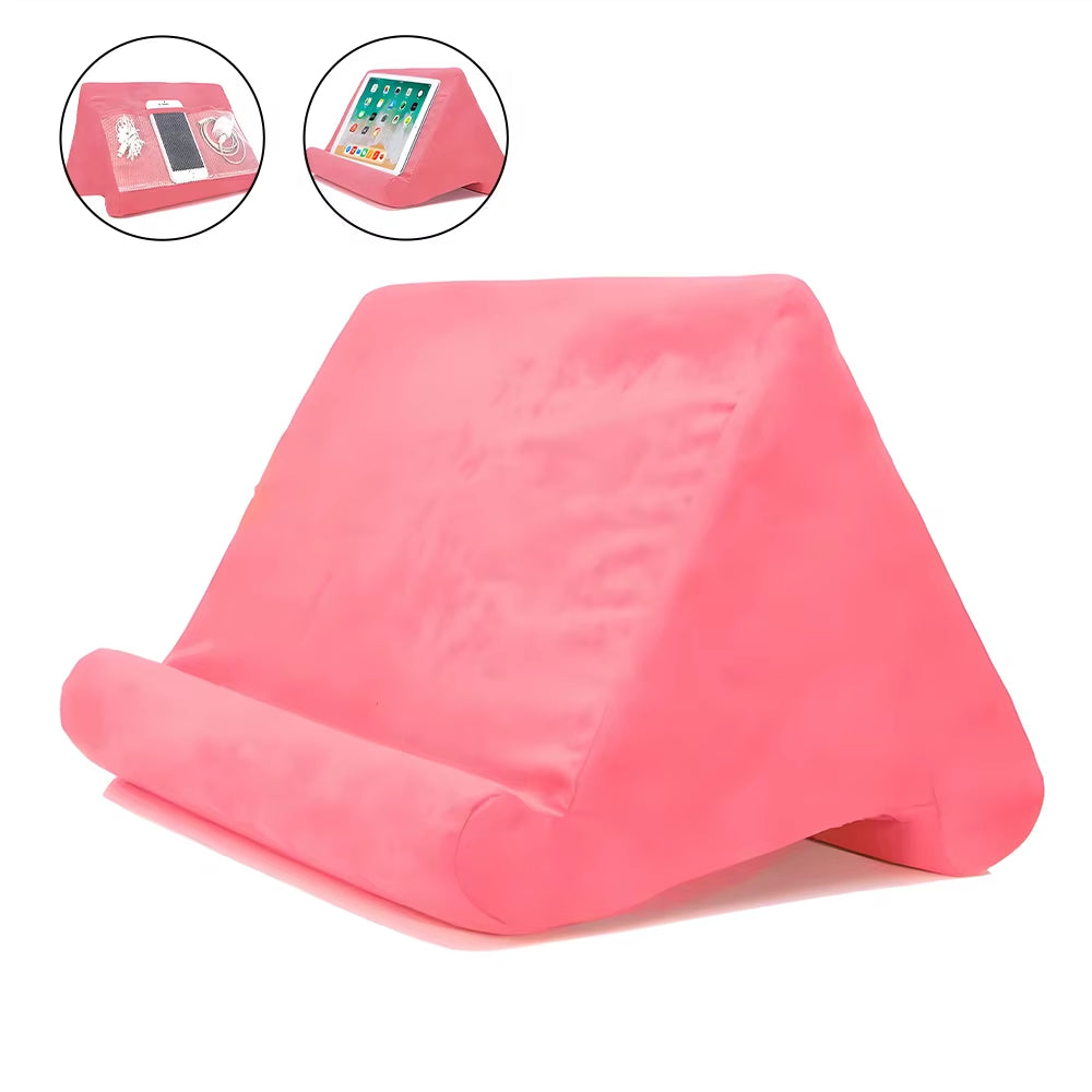 Sponge Pillow Tablet Holder for Ipad Samsung Huawei Tablet Holder Mobile Phone Support Pillow Multi-Angle Reading Stand