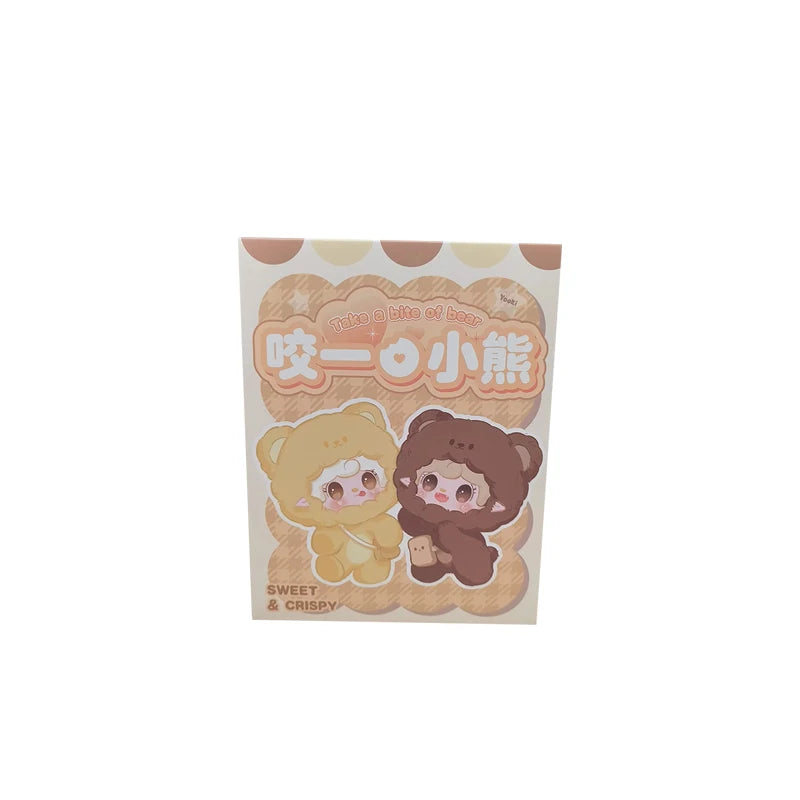 Yooki 4Th Generation Blind Box Take a Bit Small Bear Series Plush Toys Exquisite Doll Keychain Backpack Pendant Mystery Box Gift