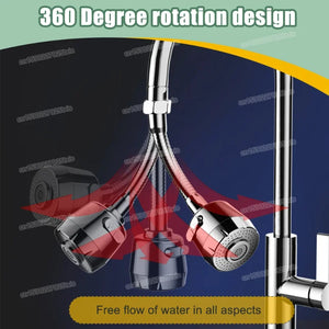 2/3Mode Faucet Extender 360Degree Rotatable Faucet Nozzle Adapter Home Water Saving Bubbler Kitchen Bathroom Faucet Accessories