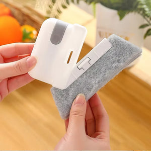 Household Cleaning Brush Groove Cleaning Tool Window Track Cleaner Window Groove Brush Scouring Door Track Pad Gap Cleaner
