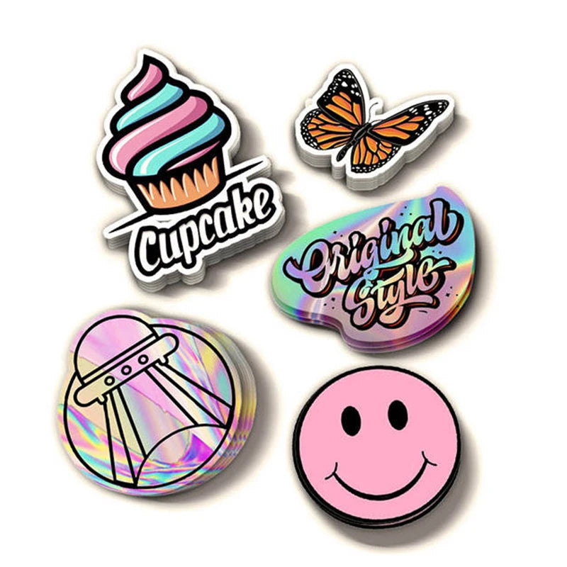 50 Pcs Custom LOGO Printing Die Cut Vinyl Stickers Customized Waterproof Cartoon Stickers Manufacturers Custom Stickers