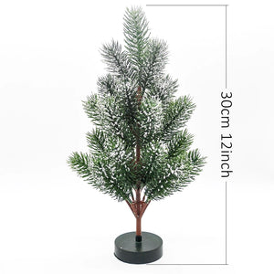 30CM Shiny Mini Artificial Christmas Tree Desktop Immortal Decoration New Year Family Decoration Birthday Gift Valentine'S Day
