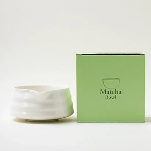 2 Pieces Traditional Japanese Matcha Bowl and Whisk Holder Tea Bowl with Pouring Spout for Office Table Tea Ceremony Party Gift