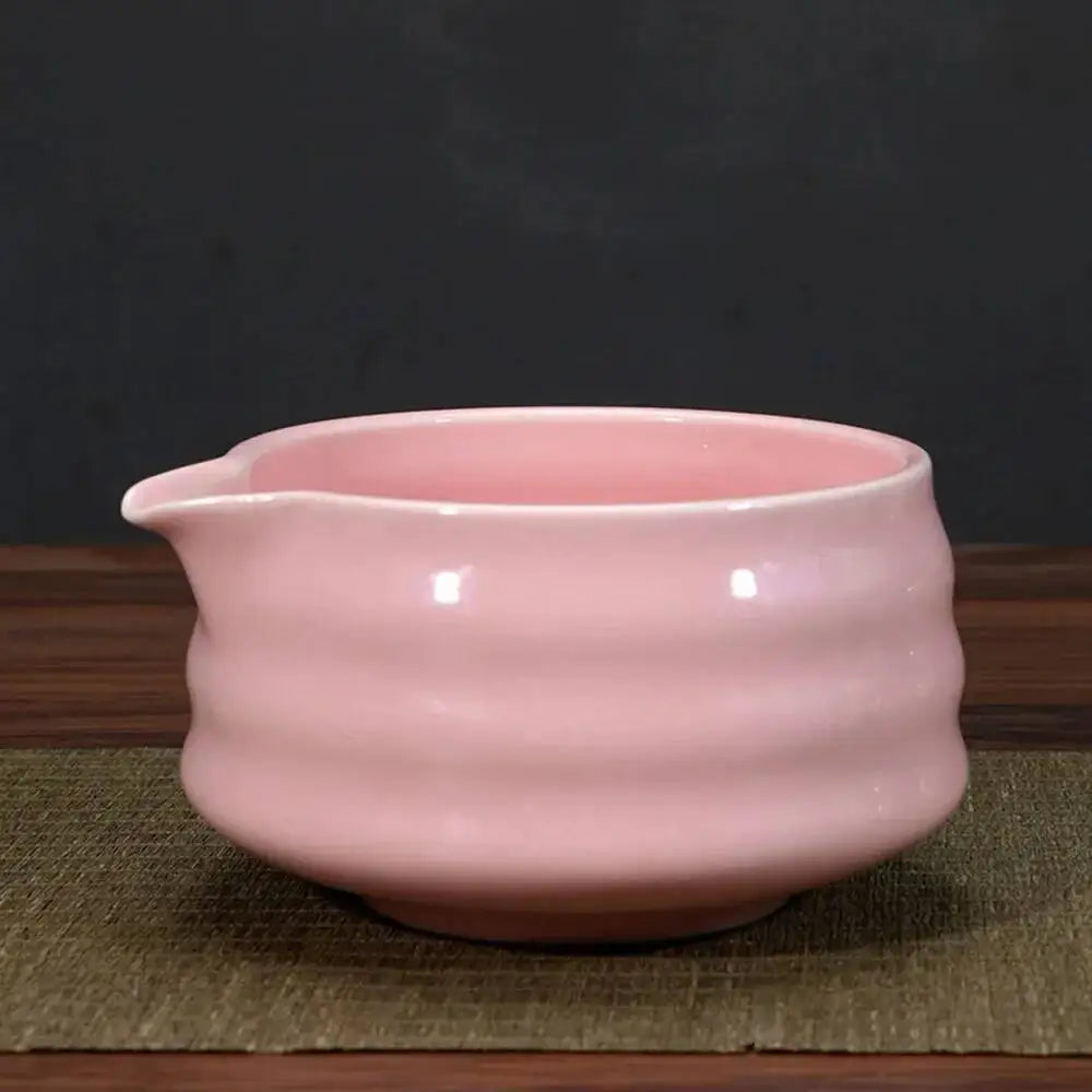 Large-Capacity Ceramic Matcha Bowl with Smooth Finish – Heat-Resistant, Ideal for Tea, Soup, Salads