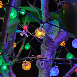 Solar Bubble Ball String Lights – Waterproof Outdoor LED Orbs for Patio, Garden, Christmas & Holiday Parties