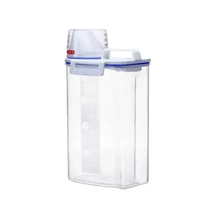 【Hot Sales】1Pc Rice and Grains Food Storage Canister with Measuring Cup, Kitchen Moisture-Proof and Insect-Proof Dust-Proof