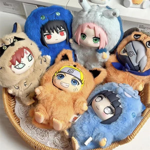 New Naruto Blind Box Shippuden Beast Party Series Plush Doll Cute Hand-Made Custom Gift Ornaments for Men and Women ﻿