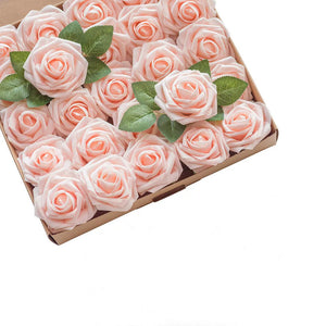 Artificial Foam Roses – 15/25/100pcs Fake Flowers for Weddings, Bouquets, Centerpieces & Valentine’s or Mother’s Day Gifts