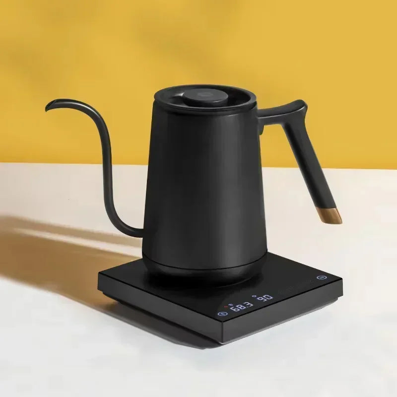 Timemore Fish Smart Electric Pour over Kettle 600Ml 220V Fine Mouth Temperature Control Customize Hand Brew Coffee Pot Gift