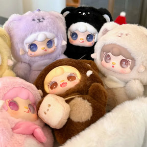 Yooki 4Th Generation Blind Box Take a Bit Small Bear Series Plush Toys Exquisite Doll Keychain Backpack Pendant Mystery Box Gift