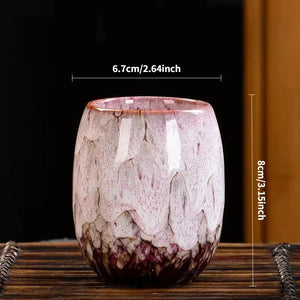 Kiln Transforms the Master'S Cup Ceramic Coffee Mug Simplicity Household Kung Fu Teacup Creative Tasting Cup Personal Single Mug